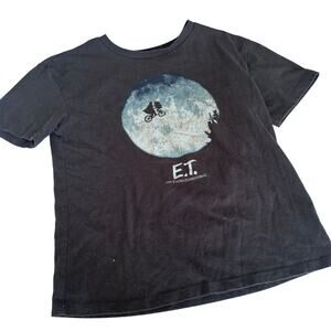 E.T. Graphic Tee - Black Crewneck - Size Small (6/6X)